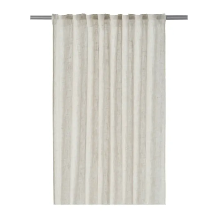 Svanefors Ana Gardin - 2 stk. H 280 x B 140 cm - Polyester - Natur