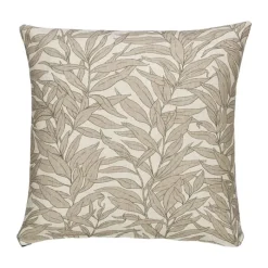 Svanefors Blad Pudebetræk B 45 x L 45 cm - Polyester - Beige