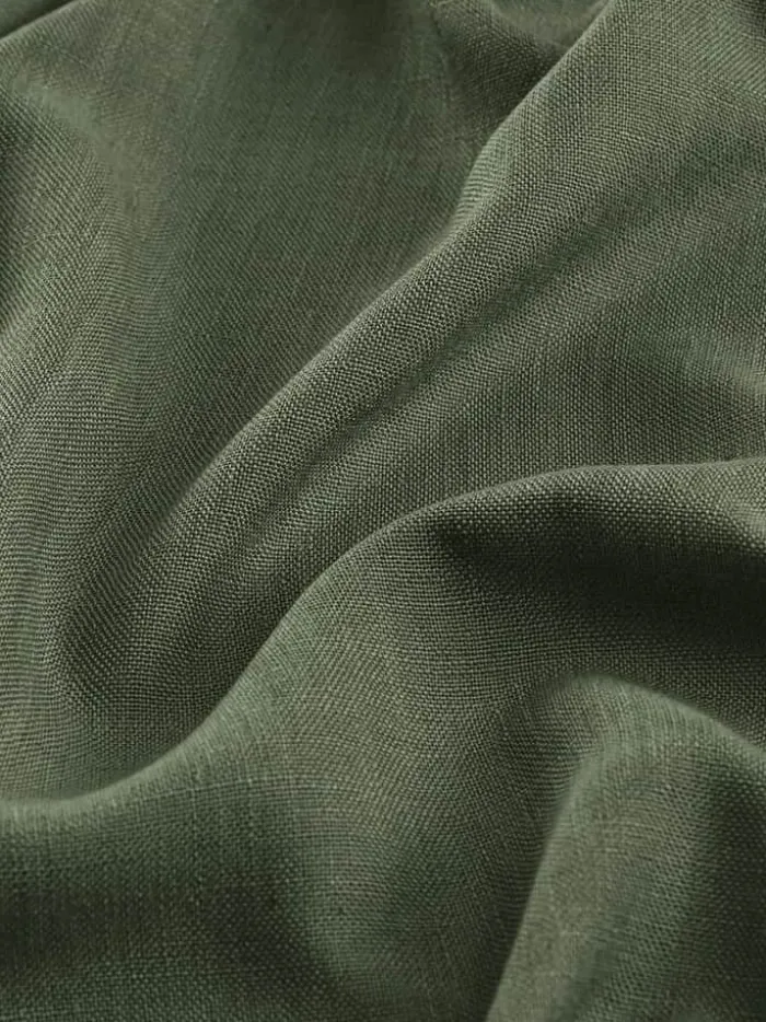 Svanefors Cecil Gardin - 2 stk. H 320 x B 145 cm - Polyester - Mos