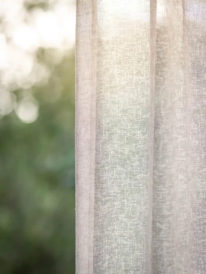 Svanefors Diana Gardin H 350 x B 280 cm - Polyester - Beige