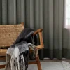 Svanefors Diana Gardin - 2 stk. H 280 x B 140 cm - Polyester - Mos