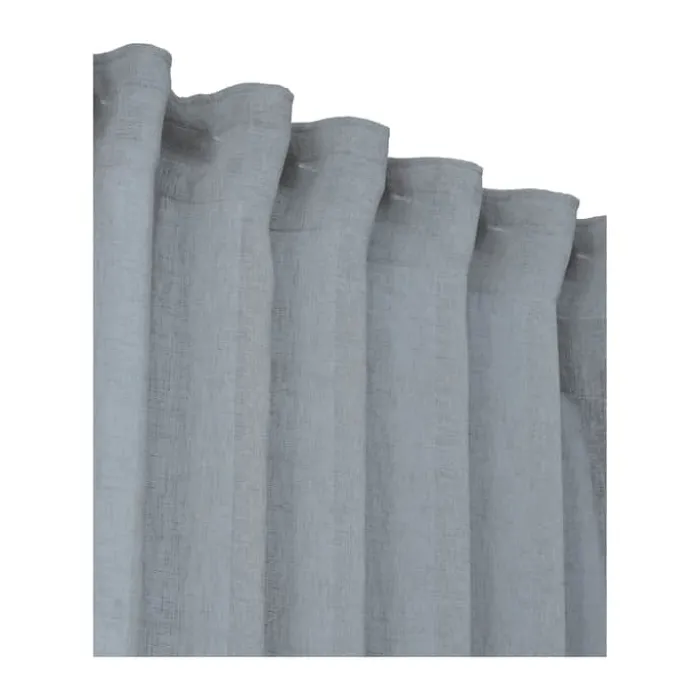 Svanefors Diana Gardin - 2 stk. H 280 x B 140 cm - Polyester - Grå