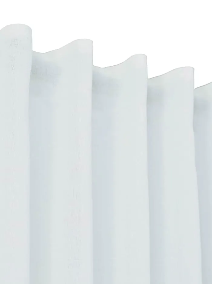 Svanefors Diana Gardin - 2 stk. H 280 x B 140 cm - Polyester - Offwhite