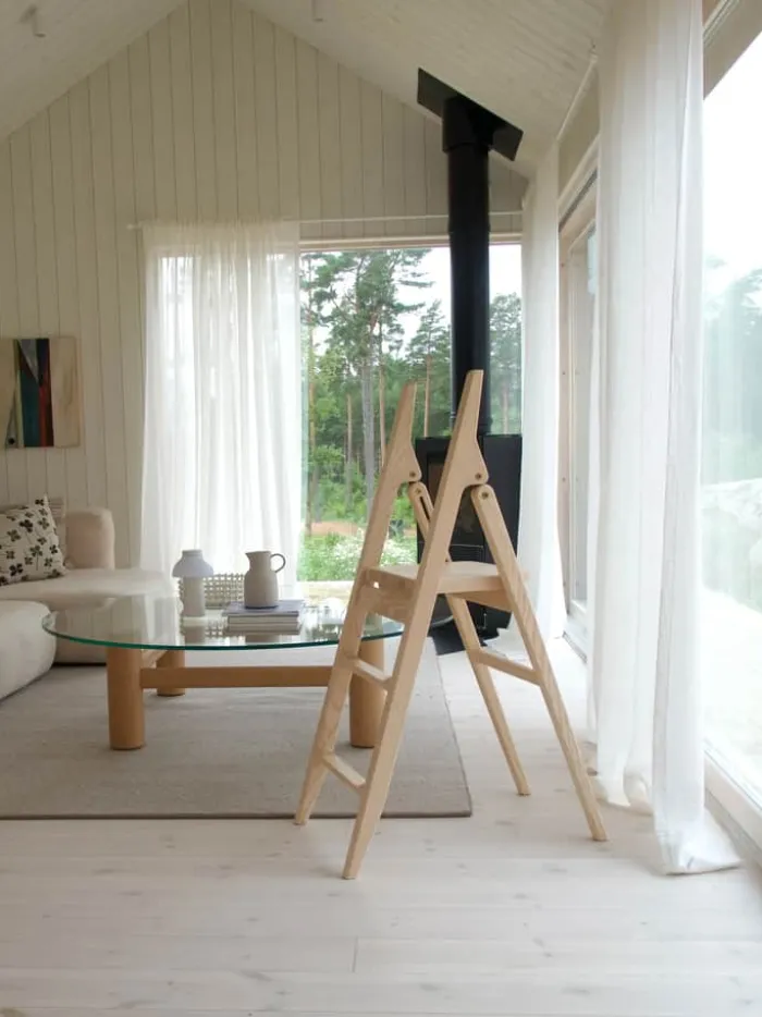 Svanefors Diana Gardin - 2 stk. H 280 x B 140 cm - Polyester - Offwhite