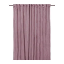 Svanefors Estrelle Gardin - 2 stk. H 280 x B 135 cm - Polyester - Rosa