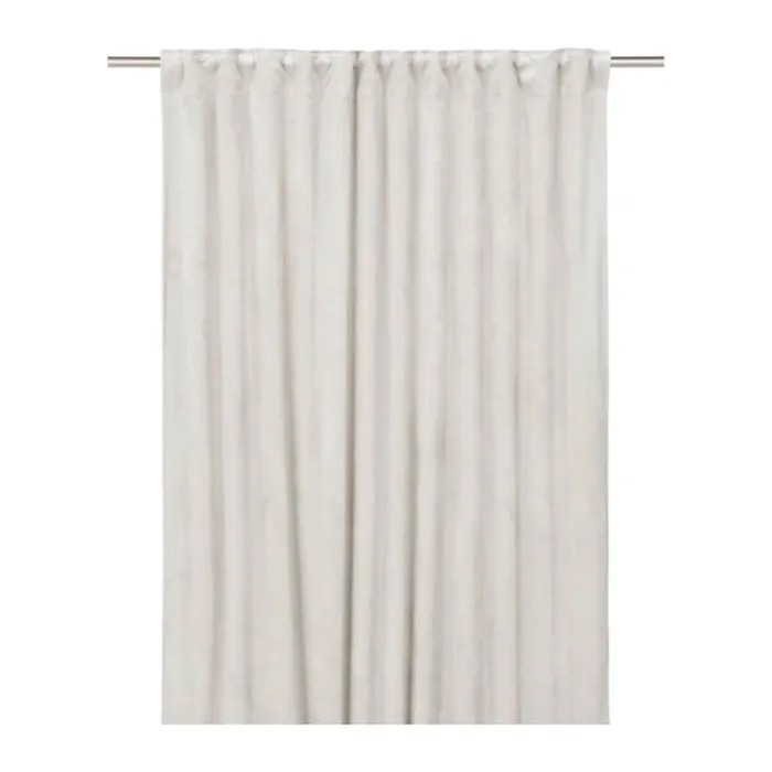 Svanefors Estrelle Gardin - 2 stk. H 280 x B 135 cm - Polyester - Hvid