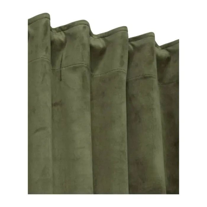 Svanefors Estrelle Gardin - 2 stk. H 320 x B 135 cm - Polyester - Mos