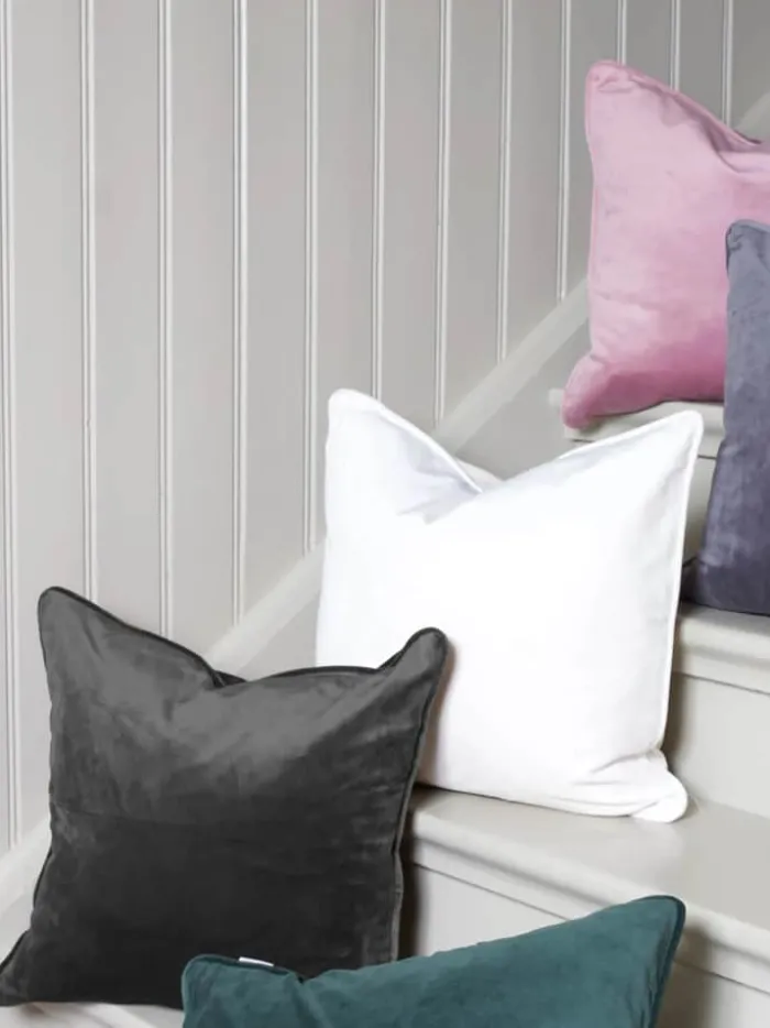 Svanefors Estrelle Pudebetræk B 45 x L 45 cm - Polyester - Antracit
