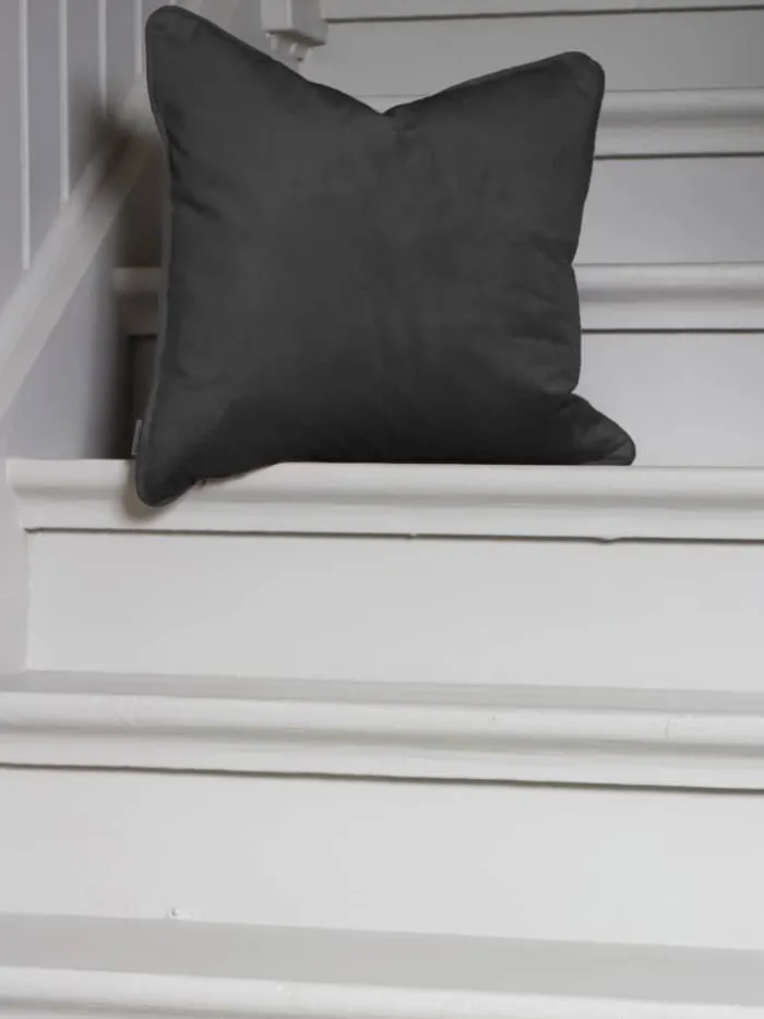 Svanefors Estrelle Pudebetræk B 45 x L 45 cm - Polyester - Antracit