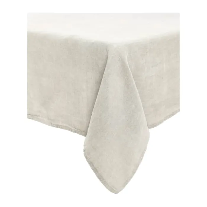Svanefors Julie Dug B 145 x L 280 cm - Hør - Beige/hvid