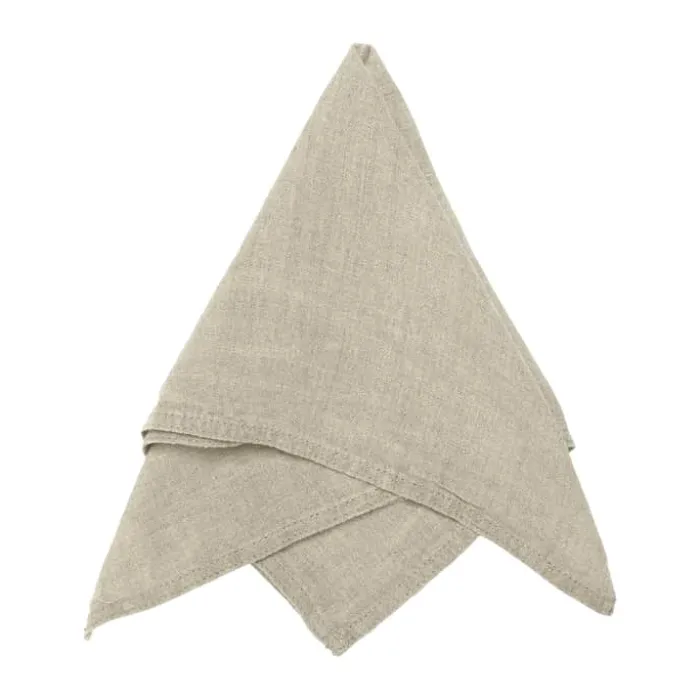 Svanefors Julie Mundserviet B 45 x L 45 cm - Hør - Beige