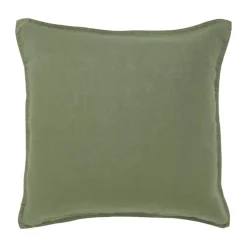 Svanefors Julie Pudebetræk B 45 x L 45 cm - Hør - Grøn