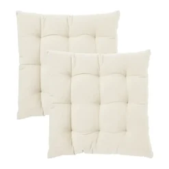 Svanefors Louise Hynde - 2 stk. B 40 x L 40 cm - Bomuld - Beige