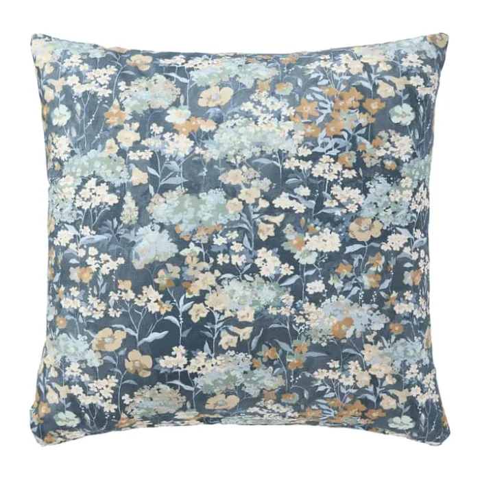 Svanefors Äng Pudebetræk B 45 x L 45 cm - Bomuld - Blå