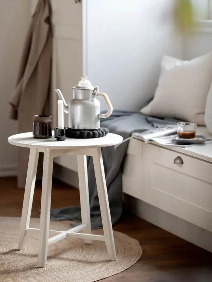 Svanefors Nisha Bordskåner - 2 stk. Ø 20 cm - Uld - Sort