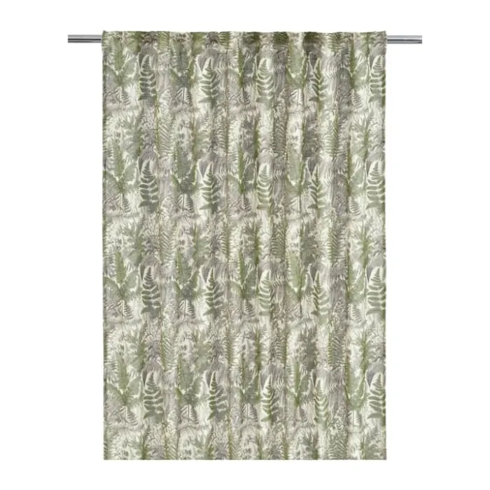 Svanefors Tilly Gardin - 2 stk. H 270 x B 135 cm - Polyester - Mos