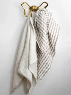 Svanefors Vera Viskestykke B 40 x L 70 cm - Bomuld - Beige