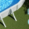 Swim & Fun Fritstående Pool H 120 x B 375 x L 610 cm - Kan rumme ca. 20.000 liter - Hvid
