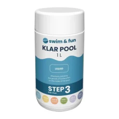 Swim & Fun Vandplejemiddel KlarPool 1 liter - Til forebygning af belægninger