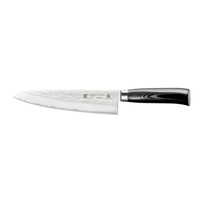 Tamahagane SAN TSUBAME Kokkekniv L 21 cm - Rustfrit stål - Sort/stål