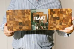 Teakhaus Skære- og Severingsbræt B 15 x L 36 cm - Teaktræ - Natur