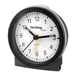 Technoline Vækkeur MODELL G H 8,9 x B 8,5 cm - Plastik - Grå