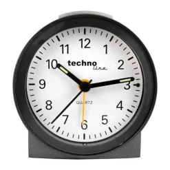 Technoline Vækkeur MODELL G H 8,9 x B 8,5 cm - Plastik - Grå