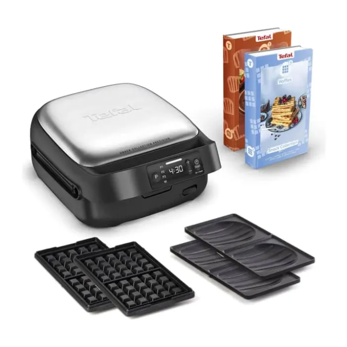 Tefal Digital Multigrill 700 Watt - Inkl. 2 pladesæt - Sølv
