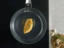 Tefal Emotion Plus Stegepande Ø 28 cm - Rustfrit stål - Keramisk non-stick belægning