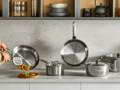 Tefal Emotion Plus Stegepande Ø 24 cm - Rustfrit stål