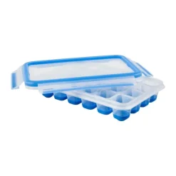 Tefal Masterseal Isterningebakke B 16,5 x L 22,6 cm - Plastik - Klar/blå
