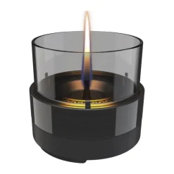 TenderFlame Rosie Bordlanterne Ø 14 x H 13,8 cm - Keramik/glas/stål - Sort