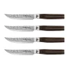 THE CUSTOM CHEF™ Cuisine::pro Damashiro EMPEROR Steakknivssæt - 4 dele L 11,5 cm - Rustfrit stål - Stål