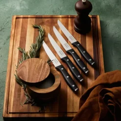 THE CUSTOM CHEF™ Cuisine::pro iconiX™ Steakknive - 4 dele L 12,5 cm - Rustfrit stål