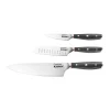 THE CUSTOM CHEF™ Cuisine::pro iconiX™ Starter Knivsæt - 3 dele L 20/12,5/9 cm - Rustfrit stål - Stål/sort