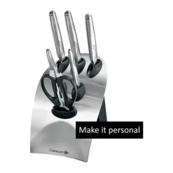 THE CUSTOM CHEF™ Cuisine::pro iD3® Tora Knivblok - 7 dele 6 knive + knivblok - Rustfrit stål - Stål