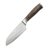 THE CUSTOM CHEF™ Cuisine::pro Le Connoisseur Santokukniv L 14 cm - Rustfrit stål - Stål/brun