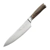 THE CUSTOM CHEF™ Cuisine::pro Le Connoisseur Kokkekniv L 20 cm - Rustfrit stål - Stål/brun