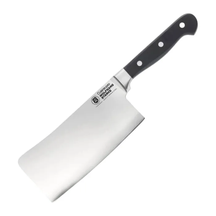 THE CUSTOM CHEF™ Cuisine::pro WOLFGANG STARKE™ Kødøkse L 17,5 cm - Rustfrit stål - Stål/sort