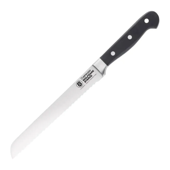 THE CUSTOM CHEF™ Cuisine::pro Wolfgang Starke Brødkniv L 20 cm - Rustfrit stål - Stål/sort