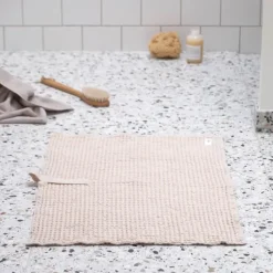 The Organic Company Bademåtte B 55 x L 80 cm - Økologisk bomuld - Beige