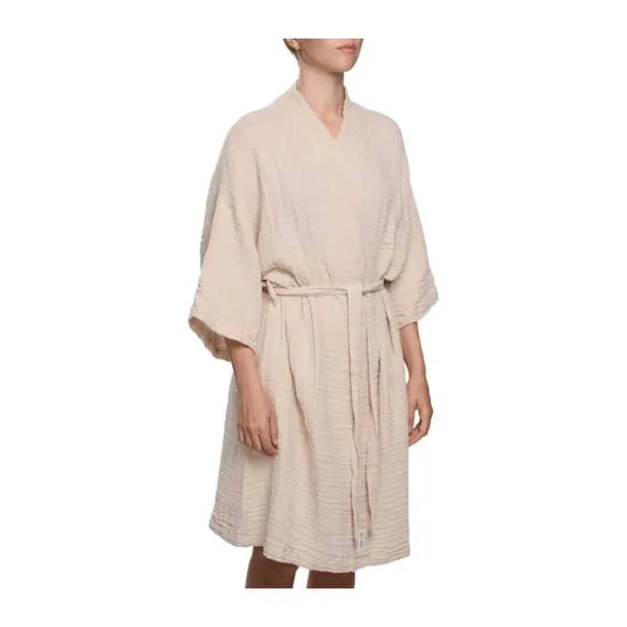 The Organic Company FINE Badekåbe S/M - Økologisk Bomuld - Beige