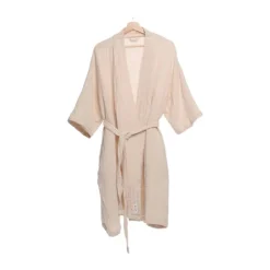 The Organic Company FINE Badekåbe S/M - Økologisk Bomuld - Beige