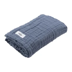 The Organic Company Håndklæde B 60 x L 100 cm - Økologisk bomuld - Gråblå