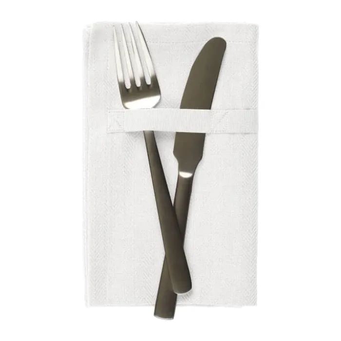 The Organic Company Stofserviet - 4 stk. B 35 x L 40 cm - Økologisk bomuld - Hvid