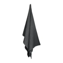 The Organic Company Vaffel Badelagen B 100 x L 150 cm - Økologisk bomuld - Grå