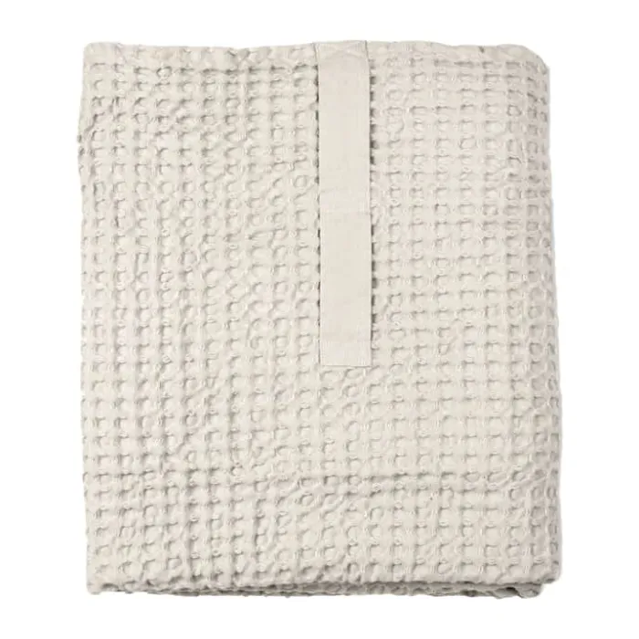 The Organic Company Vaffel Badelagen B 100 x L 150 cm - Økologisk bomuld - Beige