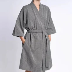The Organic Company Wellness Badekåbe M/L - Økologisk bomuld - Grey