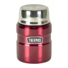 Thermos King Madtermoflaske 470 ml - rustfrit stål - Mørk Rød