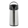 Thermos Termokande 1,9 liter - Stål/Glas - Sort